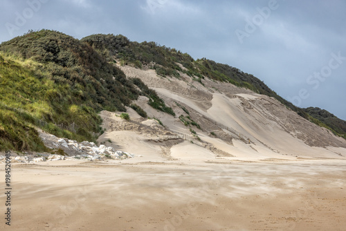 Coastal erosion sand dune White Rocks Portrush