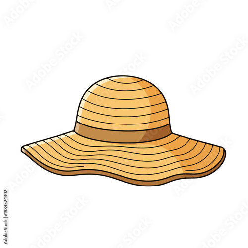 Wide Brim Straw Hat