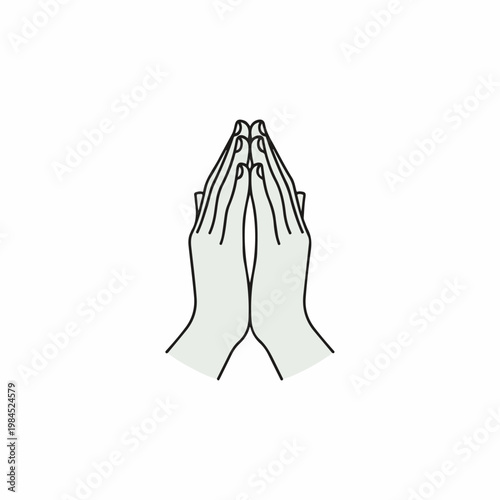 Hands in Prayer Position