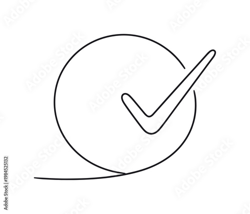 Maintaining strong discipline and building consistent habits through simple repeated daily actions, a flowing line forming a circular loop that gradually resolves into a