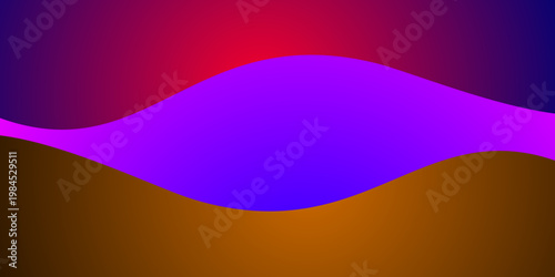 Purple Gradient Smooth Abstract Landscape