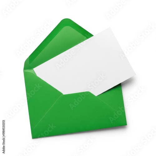 A single piece of green tissue paper with scalloped edges