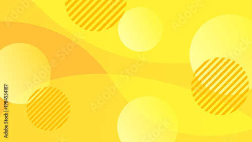 ポップでかわいい黄色の背景