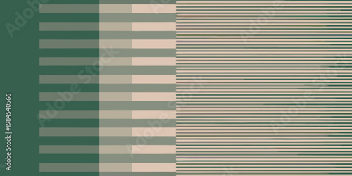Abstract background with horizontal lines in varying shades of green and beige