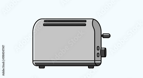 silver toaster appliance