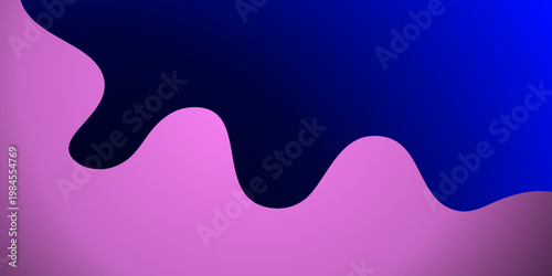 Dark Blue Pink Gradient Liquid Background