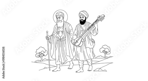 traditional musicians in desert