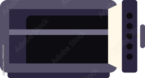 Safe box with an open door ready for storing valuable items