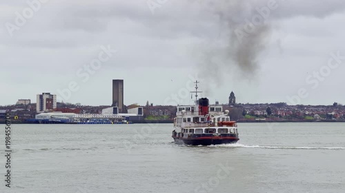 The liverpool Waterfront and Merseyside. Liverpool, UK. Februari 13, 2026. 