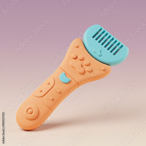 Colorful Pet Grooming Comb: Fun and Functional Design