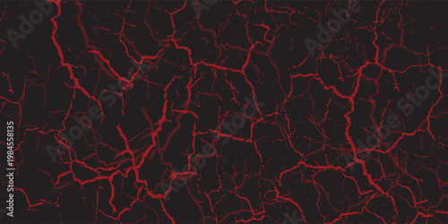 black red dragon decal brush fire volcano lava sakura Asia Japan anime style illustration sporty background banner, vector.