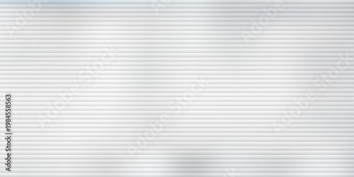 Vector ribbed glass texture background. Light grey ribbed glass. Mesh gradient. acrylic ribbed bath surface. Reeded glass background semitransparent overlay. Bath wall window