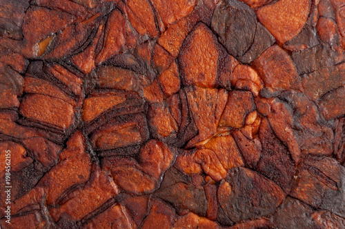 Upside down part of a pie as a background