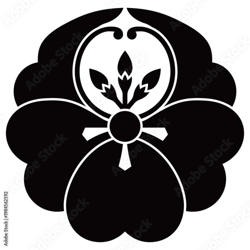 家紋です。浮線片喰といいます