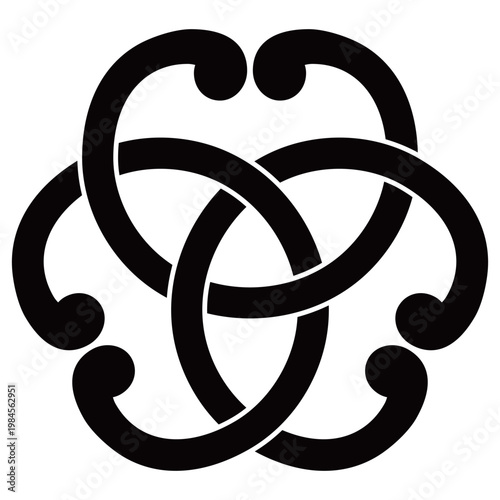 家紋です。鐶片喰といいます