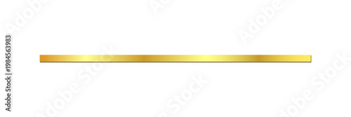 Free Download Golden horizontal line transparent background shiny 3d luxury decorative glossy metallic bar elegant ornament for wedding card design premium art element on PNG - GFXLoad