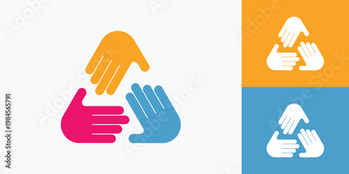 Logos and icons of social relations and cooperation