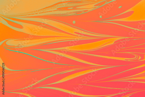 Fluid liquid ink Ebru marbling abstract texture background