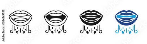 Fresh Breath icon set multiple style collection
