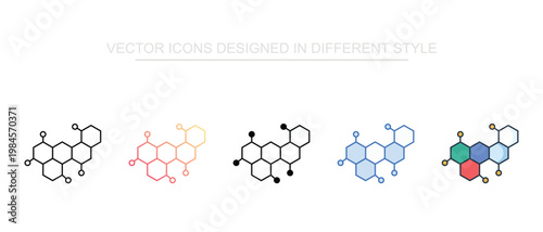 Chemical Bond Icon Set