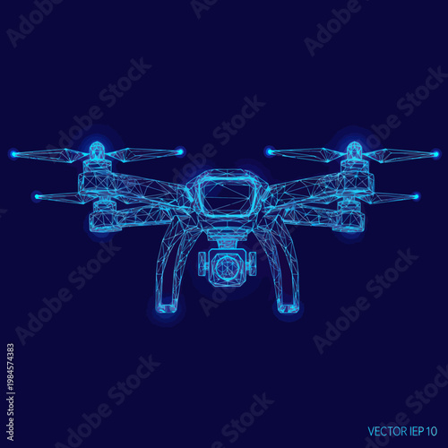 Drone with camera technology device.