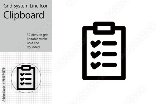 Clipboard, checklist, and survey icons