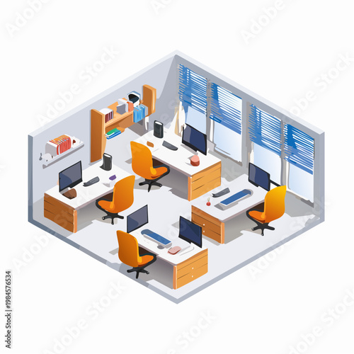 interior of office in building