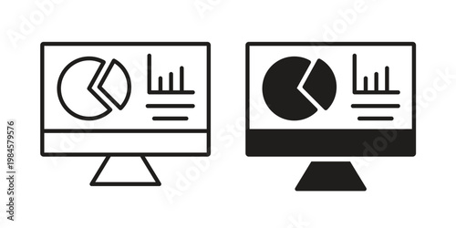 Dashboard icon graphic vectors for website design