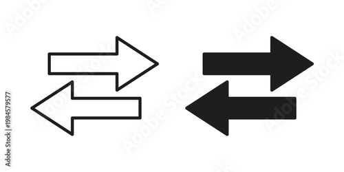 Data transfer icon graphic vectors for website design