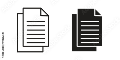 Duplicate icon graphic vectors for website design