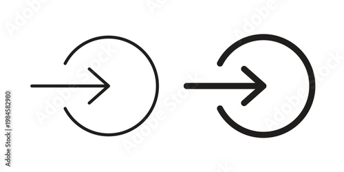 Enter icon graphic vectors for website design