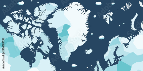 Detailed Blue and White World Map Texture for Global Logistics and Climate Change Themes