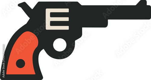 Revolver Pistol Icon