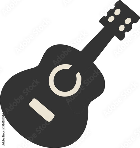 Acoustic Guitar Illustration