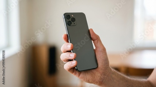 Person Using Smartphone with Copy Space 2