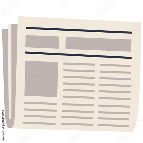 Stack of Newspaper, World Press Freedom Day Illustration