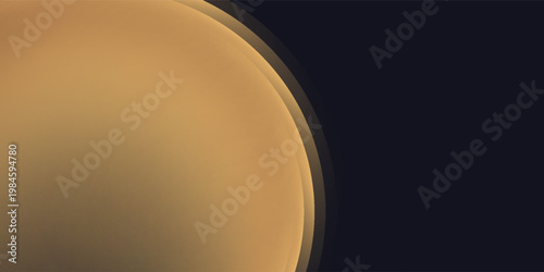 Black premium background with luxury dark golden geometric elements. Rich background for poster, banner, flyer etc. Vector EPS