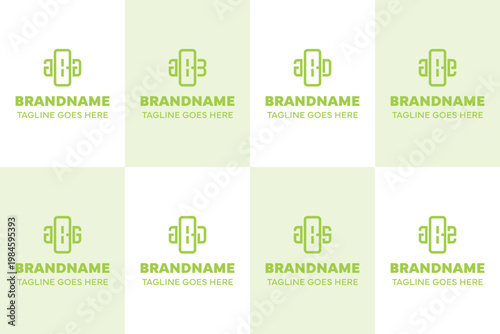 Letters ABA ABB ABD ABE ABG ABJ ABS ABZ Plus Logo Set, suitable for clinic, hospital, pharmacy, medical, or positive brand