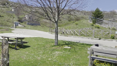 Wallpaper Mural Landscape view of Pietraroja, a medieval village in Campania, Italy. Torontodigital.ca