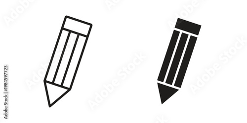 Pencil icon graphic vectors for website design