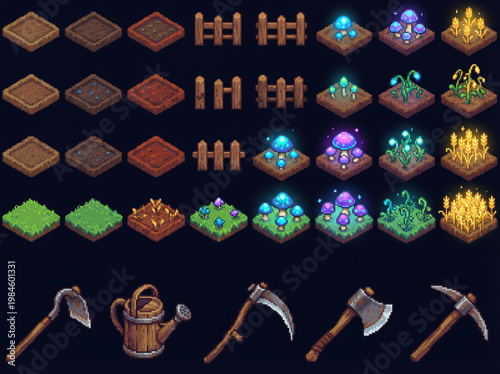 Farm game assets