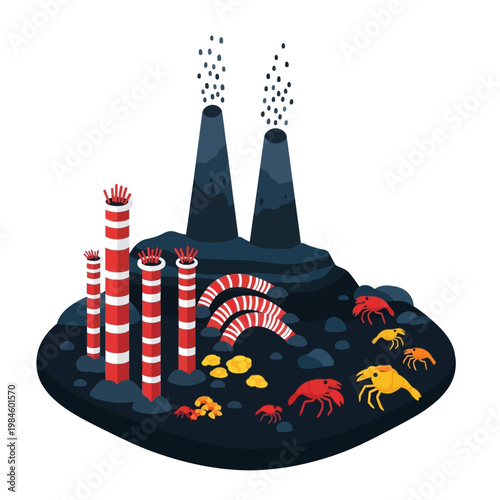 Industrial Pollution Threatens Marine Life, Coral Reef Ecosystem Damage