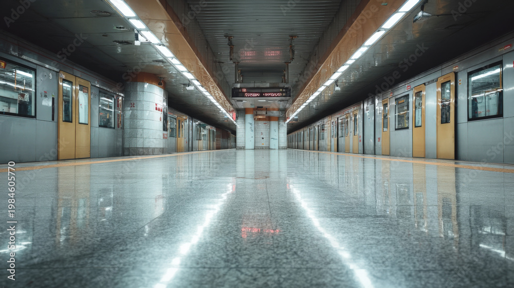 Obraz premium modern subway station