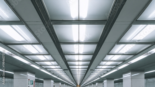 modern subway station