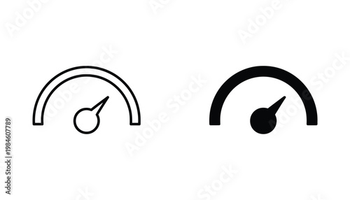 Speedometer Gauge Performance Indicator Metric