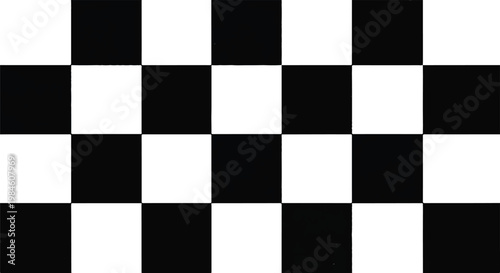 black and white checkerboard pattern background