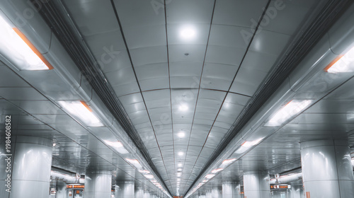 modern subway station