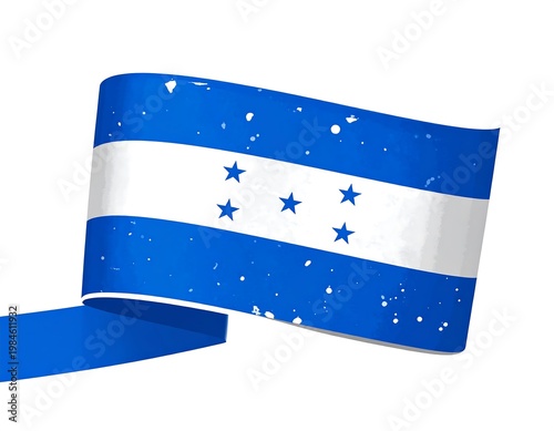 Honduras Flag Ribbon.