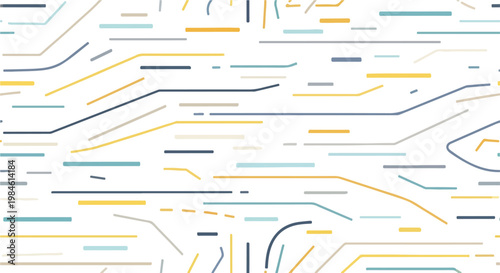 pastel abstract line pattern background with colorful strokes