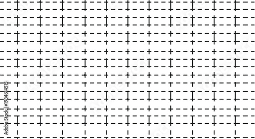 abstract grid pattern with dashed lines on white background